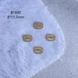 Luxury Designer Inspired Nail Charms | Full Diamond Zircon 3D Nail Art Accessories & Jewelry