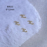 Luxury Designer Inspired Nail Charms | Full Diamond Zircon 3D Nail Art Accessories & Jewelry