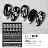 Luxury Designer Inspired Nail Art Stickers |  Logo Decals for Gel & Press-On Nails