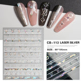 Luxury Designer Inspired Nail Art Stickers |  Logo Decals for Gel & Press-On Nails