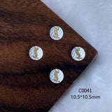 Luxury Designer Inspired Nail Charms | Full Diamond Zircon 3D Nail Art Accessories & Jewelry