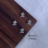 Luxury Designer Inspired Nail Charms | Full Diamond Zircon 3D Nail Art Accessories & Jewelry