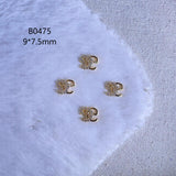 Luxury Designer Inspired Nail Charms | Full Diamond Zircon 3D Nail Art Accessories & Jewelry