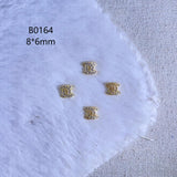 Luxury Designer Inspired Nail Charms | Full Diamond Zircon 3D Nail Art Accessories & Jewelry