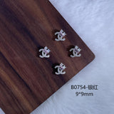 Luxury Designer Inspired Nail Charms | Full Diamond Zircon 3D Nail Art Accessories & Jewelry