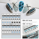 Luxury Designer Inspired Logo Nail Art Stickers | 3D Relief & Ultra-Thin Water Decals for Gel & Press-On Nails