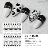 Luxury Designer Inspired Nail Art Stickers |  Logo Decals for Gel & Press-On Nails