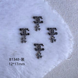 Luxury Designer Inspired Nail Charms | Full Diamond Zircon 3D Nail Art Accessories & Jewelry