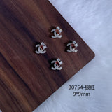 Luxury Designer Inspired Nail Charms | Full Diamond Zircon 3D Nail Art Accessories & Jewelry