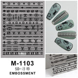 Luxury Designer Inspired Logo Nail Art Stickers | 3D Relief & Ultra-Thin Water Decals for Gel & Press-On Nail