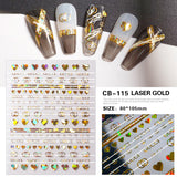 Luxury Designer Inspired Nail Art Stickers |  Logo Decals for Gel & Press-On Nails