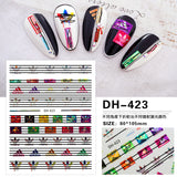 Luxury Designer Inspired Logo Nail Art Stickers | 3D Relief & Ultra-Thin Water Decals for Gel & Press-On Nails