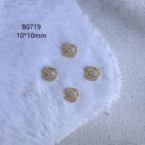 Luxury Designer Inspired Nail Charms | Full Diamond Zircon 3D Nail Art Accessories & Jewelry