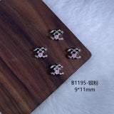 Luxury Designer Inspired Nail Charms | Full Diamond Zircon 3D Nail Art Accessories & Jewelry