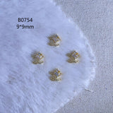 Luxury Designer Inspired Nail Charms | Full Diamond Zircon 3D Nail Art Accessories & Jewelry