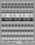Luxury Designer Inspired Logo Nail Art Stickers | 3D Relief & Ultra-Thin Water Decals for Gel & Press-On Nail