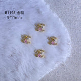 Luxury Designer Inspired Nail Charms | Full Diamond Zircon 3D Nail Art Accessories & Jewelry