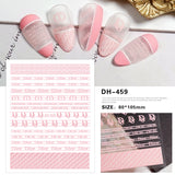 Luxury Designer Inspired Logo Nail Art Stickers | 3D Relief & Ultra-Thin Water Decals for Gel & Press-On Nails