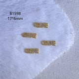 Luxury Designer Inspired Nail Charms | Full Diamond Zircon 3D Nail Art Accessories & Jewelry