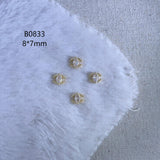 Luxury Designer Inspired Nail Charms | Full Diamond Zircon 3D Nail Art Accessories & Jewelry