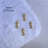 Luxury Designer Inspired Nail Charms | Full Diamond Zircon 3D Nail Art Accessories & Jewelry
