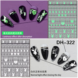 Luxury Designer Inspired Logo Nail Art Stickers | 3D Relief & Ultra-Thin Water Decals for Gel & Press-On Nails