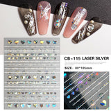 Luxury Designer Inspired Nail Art Stickers |  Logo Decals for Gel & Press-On Nails