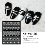 Luxury Designer Inspired Nail Art Stickers |  Logo Decals for Gel & Press-On Nails