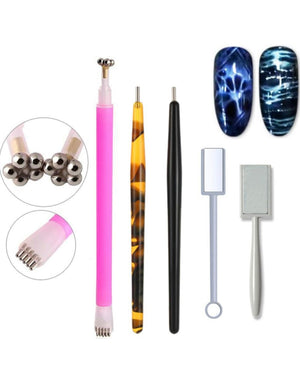 5pcs Nail Magnet Tool Set