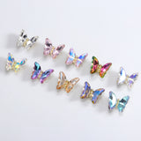 Crystal butterfly Nail Charms