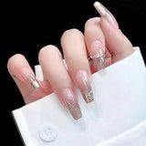 NO.206 Amourwa custom handmade toe nails