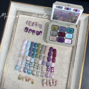 Solid Nail Gel Art palette