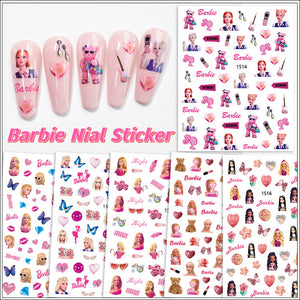 Barbie Nail Sticker Charms