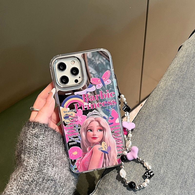 Barbie Phone case with Chain Charms Barbie Phone case with Chain Charms