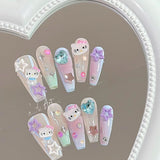 NO.218 Amourwa custom cartoon handmade nails