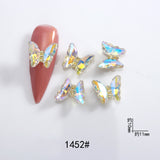 Crystal butterfly Nail Charms