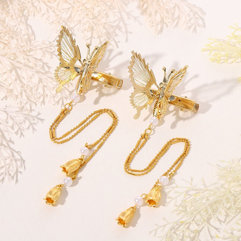 Butterfly Hairpins HairClip Jewelry Charms