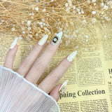 NO.75 Amourwa customT Type Nail Long-lasting Resuable Press On Nail