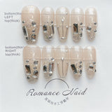 NO.61 Amourwa customT Type Nail Long-lasting Resuable Press On Nail
