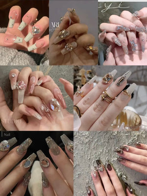 Mystery Boxes 4 packs Random custom Handmade nails