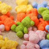 10 Pacs Bear diy nail decoration accessories manicure tool charms