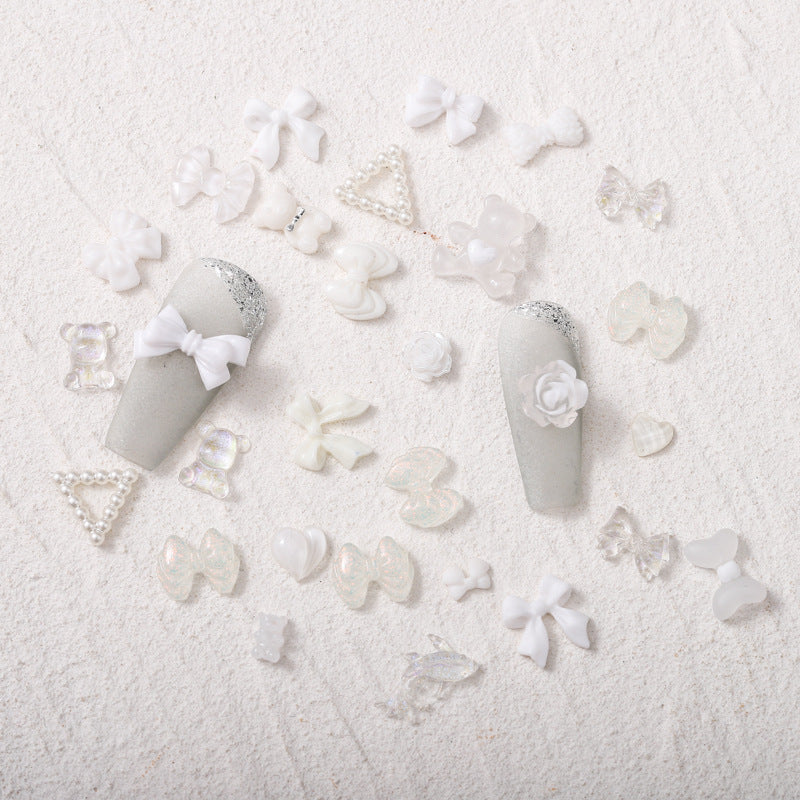 The White Dream Resin Charms