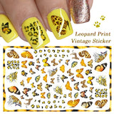 Flat Butterfly Nail Sticker Charms