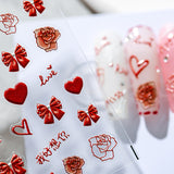 Valentines Nail Sticker Charms