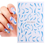 Flat Liner Nail Sticker Charms