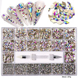 10000pcs14 Special Shaped Diamonds + 6Flat-Bottomed Rhinestones
