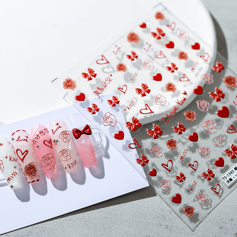 Valentines Nail Sticker Charms