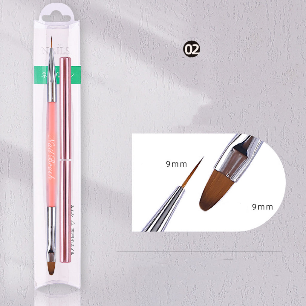 Double-End Design Nailas Art Brushes Set Nails Pen Painting Tools
